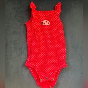 Carter's Red Polka Dot Bodysuit